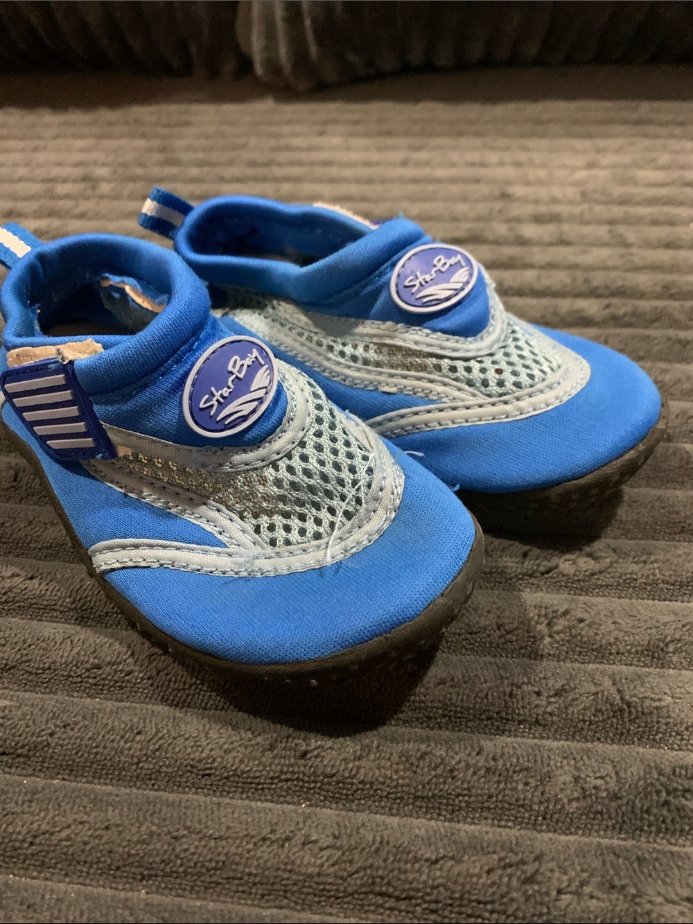 Stride Rite Kids' Blue Mesh Water Shoes